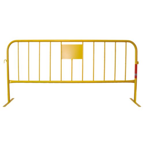 Imagen de Valla metalica peatonal 2,5 m Amarilla