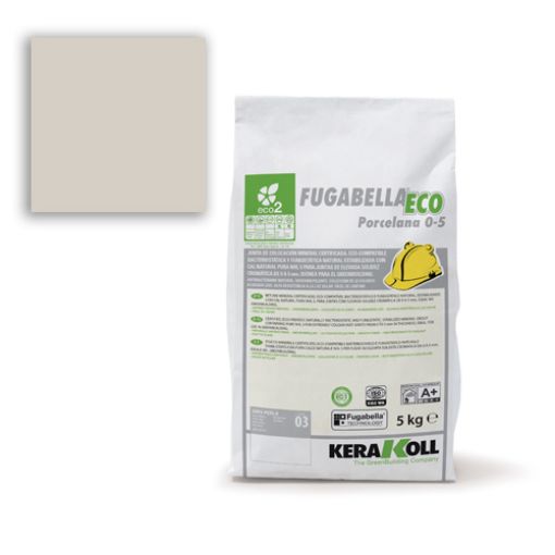 Imagen de KERAKOLL FUGABELLA® ECO PORCEL 0-5 03 GRIS PERLA (saco 5 kg)