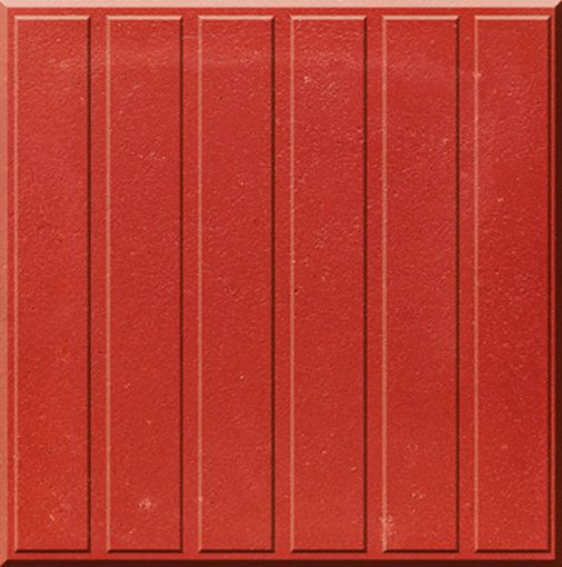 Imagen de PANOT ROJO 25x25x3 cm 6 RAYAS (Jimenez)