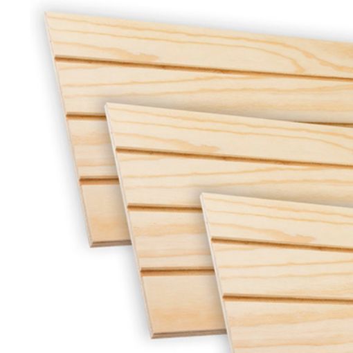 Imagen de Tablero Radiata WBP  15 mm  Ranurado 1 cara