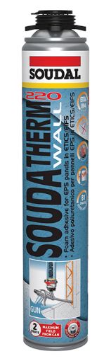 Imagen de Espuma PU adhesivo paneles aislamiento B1 pistolable 750 ml