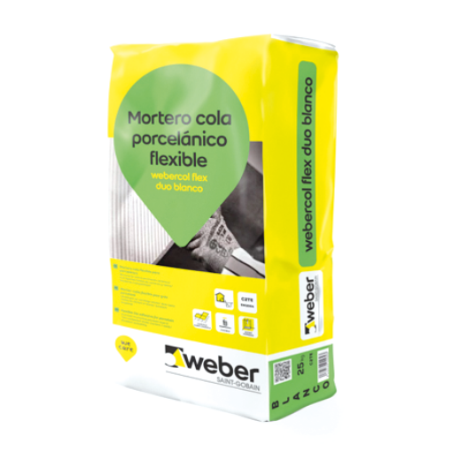 Imagen de WEBERCOL FLEX DUO GRIS (saco 25 kg)