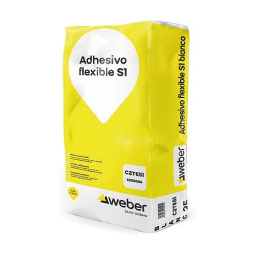 Imagen de WEBERCOL FLEX S1 BLANCO (saco 25 kg)