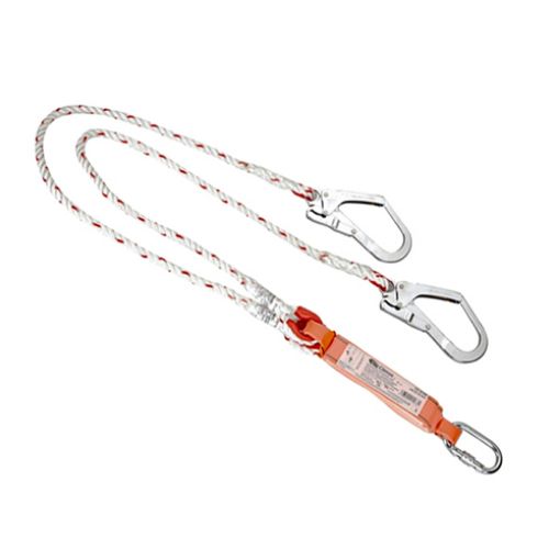 Imagen de Eslinga doble c/absorbedor cuerda poliamida Ø14 mm EN 355