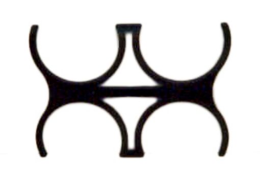 Imagen de Separador tubo corrugado base 2 / 4 tubos Ø90 mm