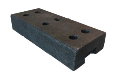 Imagen de Base caucho reciclado valla trasladable