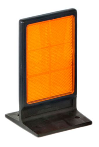 Imagen de Captafaros caucho flexible Unidireccional Ambar