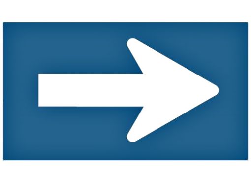 Imagen de Flecha adhesiva blanca para señal trafico