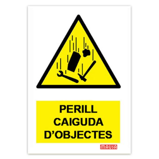 Imagen de Cartel "Perill caiguda d'objectes"