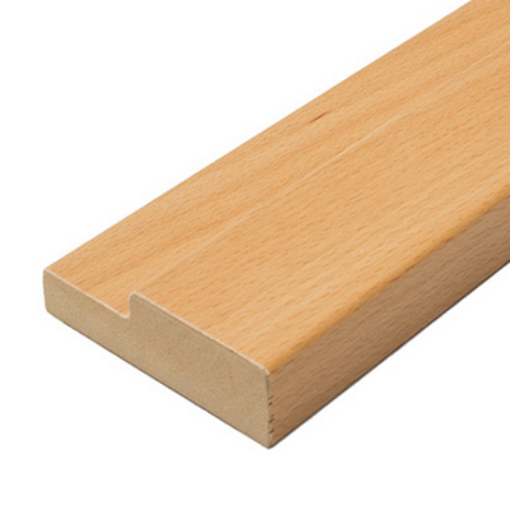 Imagen de Batiente MDF Hid Haya Vapor barnizado   70 x 20 mm