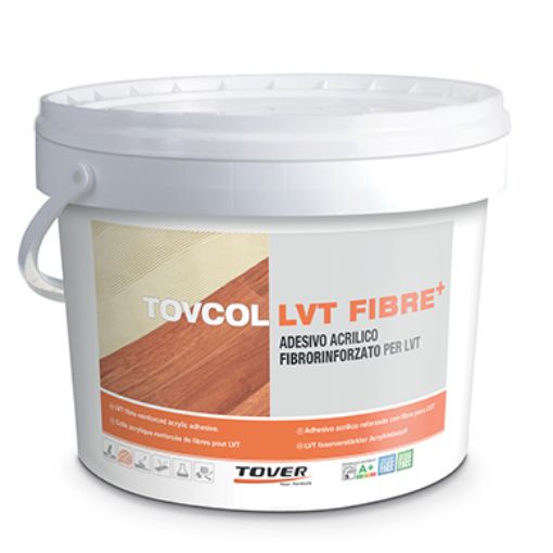 Imagen de Adhesivo para pavimento LVT Tovcol Fibre  TOVER  (Cubo 12 Kg