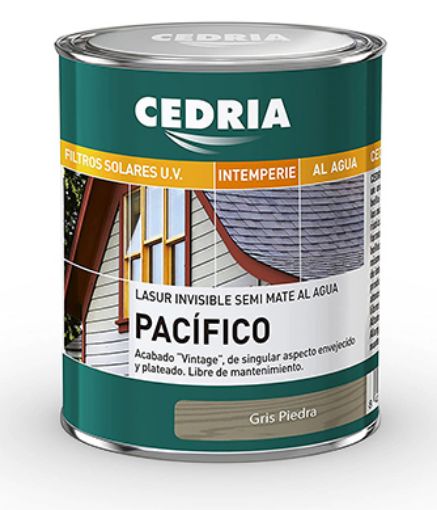 Imagen de CEDRIA PACIFICO lasur Gris Piedra 750 ml