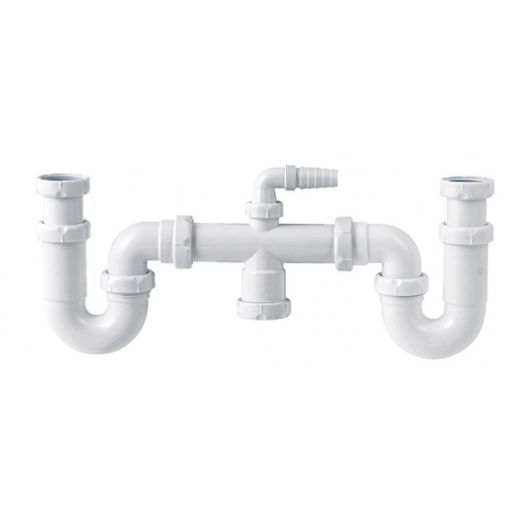 Imagen de SIFON PVC FREGADERO DOBLE 1½  refª 003232 (07028)