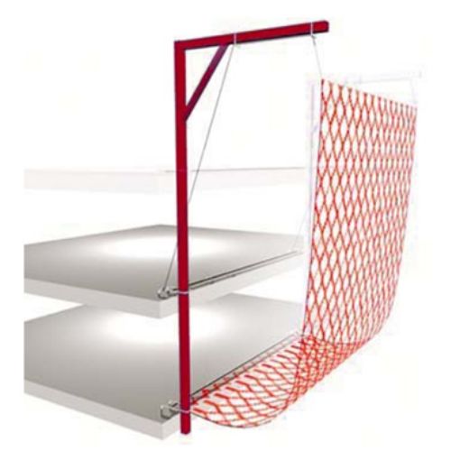 Imagen de Pescante red GALVA 60x60x3 mm (Completo 8 m)