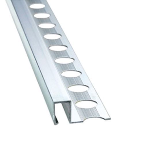 Imagen de LISTELO ALUMINIO PLATA BRILLO (01899) 12x12 mm 2,60 ml