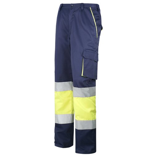 Imagen de Pantalon AV Multibolsillos "WR152" Marino/Amarillo T-44