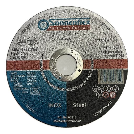 Imagen de Disco abrasivo corte Inox. 125x1 mm