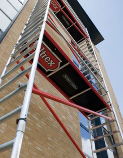 Imagen de Torre movil alum. ALTREX RS 52 Plataf.135x245cm Altura 8,20m