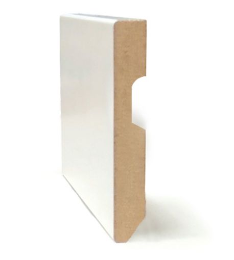 Imagen de Zocalo MDF Std Lacado Blanco 120 X 14 mm  (74401)