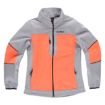 Imagen de Chaqueta Softshell mujer ROC NEIGE Gris /Coral T-M