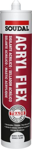 Imagen de Sellador AcrylFlex interior/exterior (cartucho 300ml) Blanco