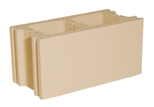 Imagen de BLOQUE LISO MONDUVER 20x20x40 cm ARENA (Verniprens)