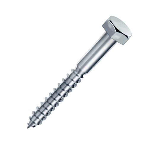 Imagen de Tornillo HSI® DIN 571 de 8 x 60 mm 1/2 rosca SW13 Zincado