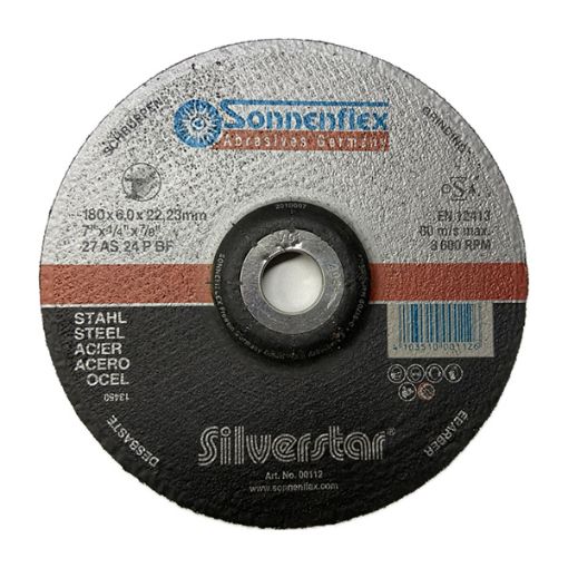 Imagen de Disco abrasivo desbaste Metal 180x6 mm