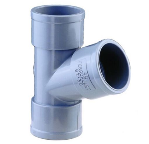 Imagen de Injerto simple PVC 110 mm 67º