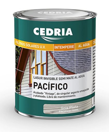 Imagen de CEDRIA PACIFICO lasur Gris Plata 750 ml