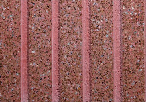 Imagen de PANOT ROJO 30x30 cm MOD. 520521 PULIDO 5 RAYAS (Pujol)