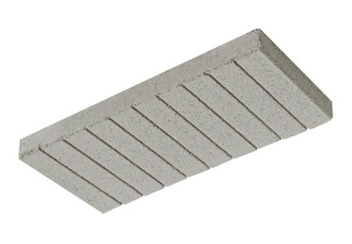 Imagen de PLAQUETA RANURADA 5x25x50 cm GRIS (Verniprens)