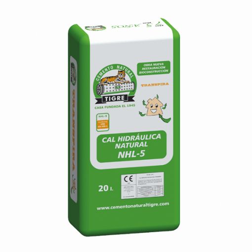 Imagen de CAL HIDRAULICA NATURAL NHL-5 (saco 20 l) (Tigre)