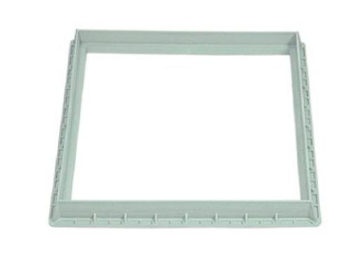 Imagen de MARCO POLIPROPILENO 55x55 cm GRIS