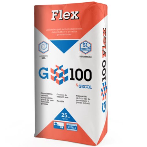 Imagen de GECOL G100 FLEX BLANCO (saco 25 kg)
