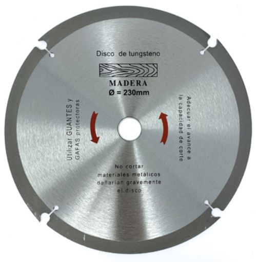 Imagen de Disco tungsteno corte madera Ø 115 mm