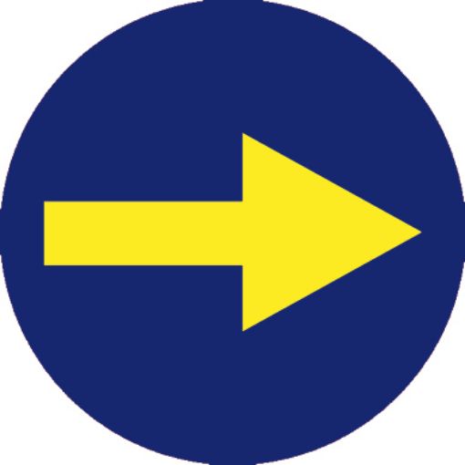 Imagen de Señal Direccion obligatoria (TR-400)