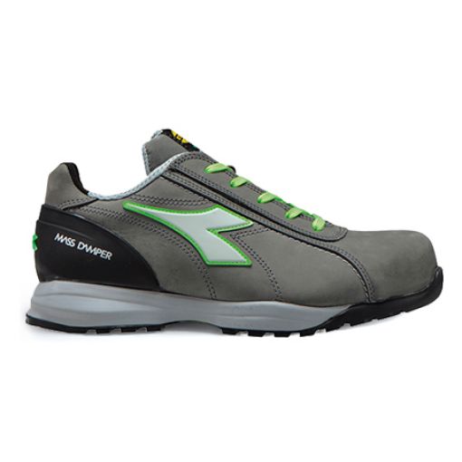 Imagen de Zapato DIADORA Glove MDS Low S3 HRO SRC Coal/Green Fluo nº43