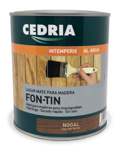 Imagen de CEDRIA Fon tin Color Nogal 4 L
