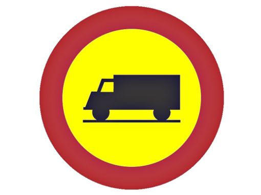 Imagen de Señal Prohibido circul. camiones (TR-106)