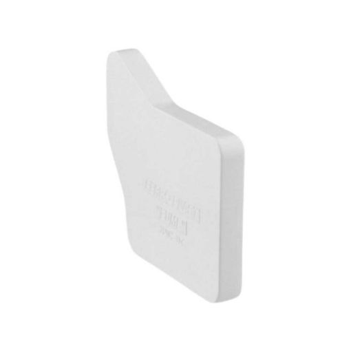 Imagen de EUME Tapa final derecha canalon PVC blanco (223008)