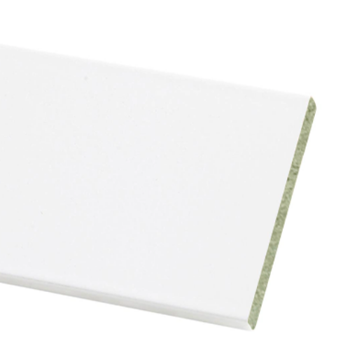 Imagen de Tapeta MDF Hidrofugo Lacada Blanca 80 x 20 mm  C/R radio 2