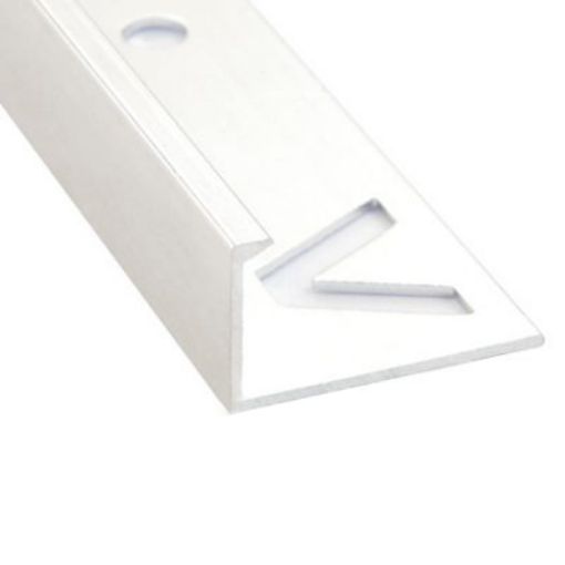 Imagen de REMATE SEPARADOR ALUMINIO TEXTURIZADO 12MM BLANCO 2.5M 02670