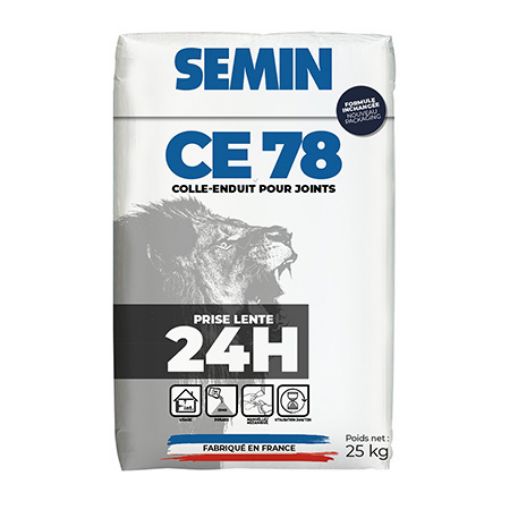 Imagen de PASTA DE JUNTAS SEMIN CE78 24 HORAS (saco 25 kg)