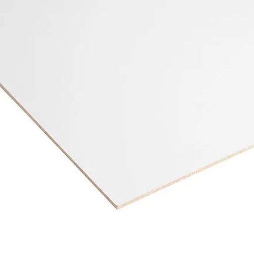 Imagen de  Melamina MDF Blanco 2/C    3 mm   2440 x 1220