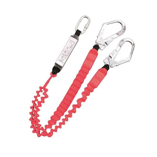 Imagen de Eslinga doble c/absorbedor cinta elastica Ø30 mm 2 m EN 355