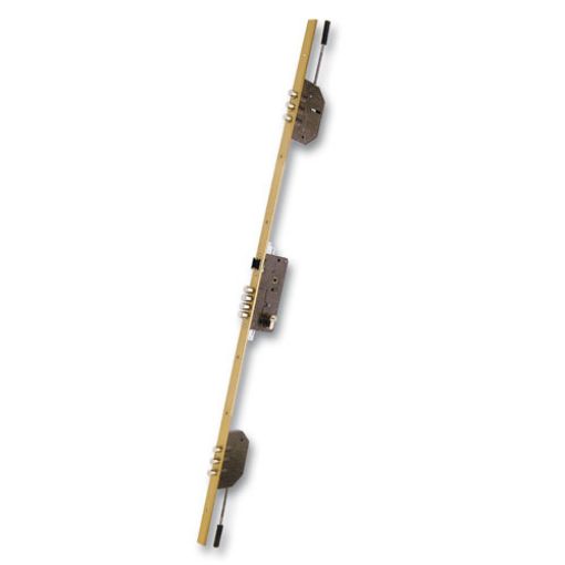Imagen de Cerradura seguridad EZCURRA 2000B  3 puntos alu/esm dorado